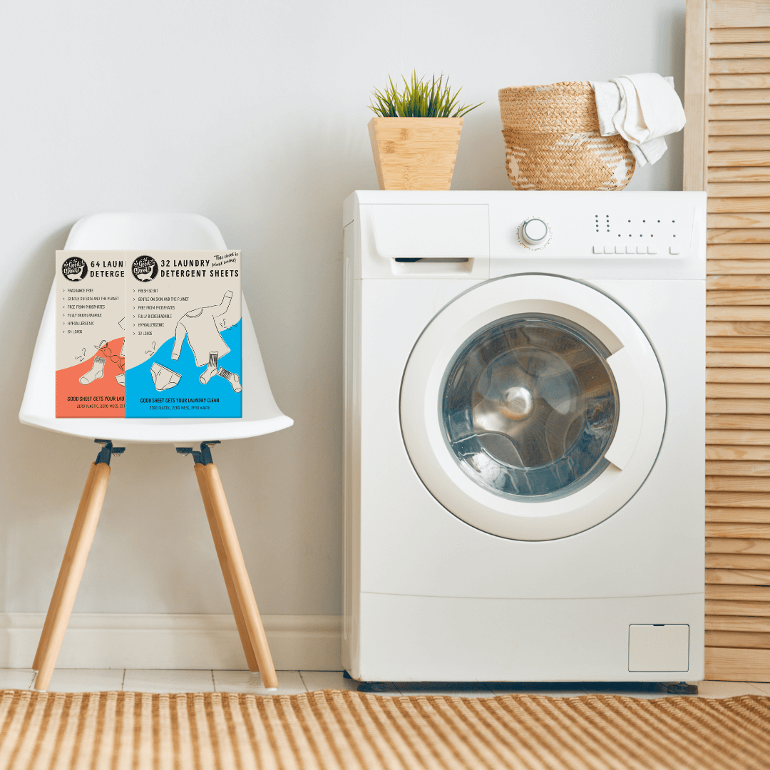 Cold water washing with Good Sheet detergent products