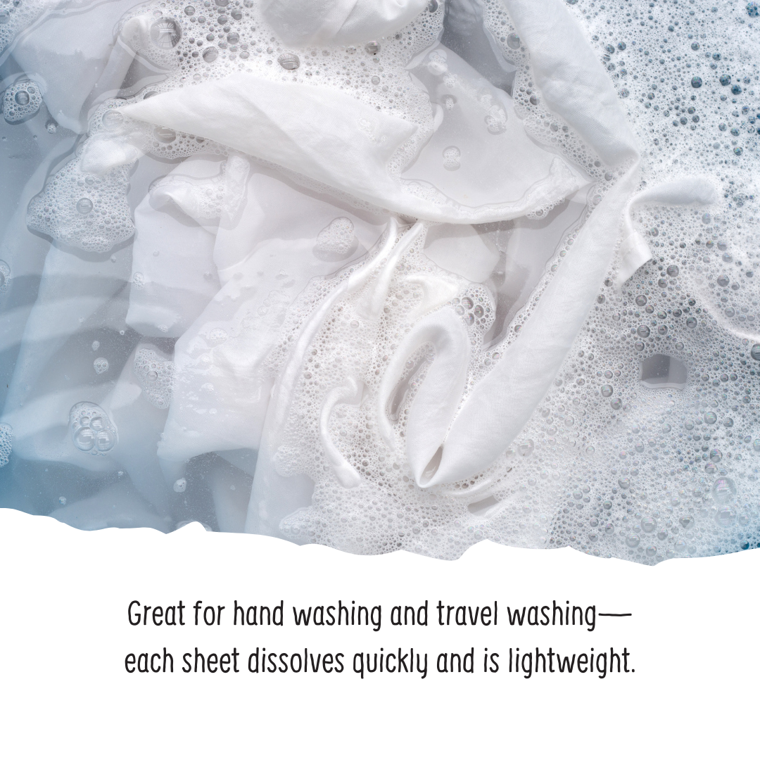 Laundry Detergent Sheets - Fresh Scent, 64 Washes