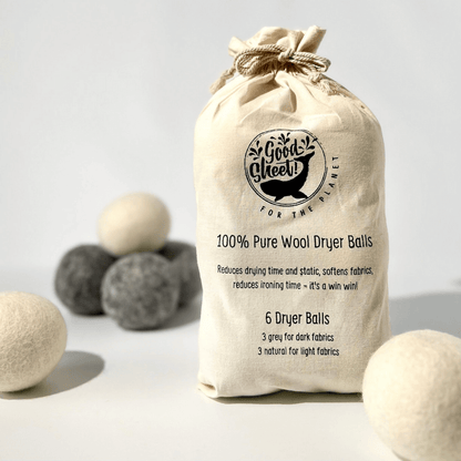 100% Pure Wool Dryer Balls 6 pcs