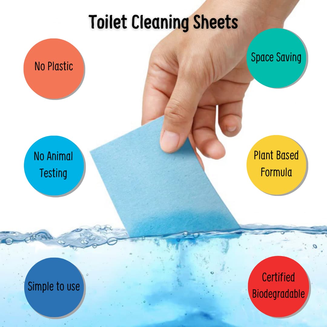 Toilet Cleaning Sheets, 30 pack, UNSCENTED